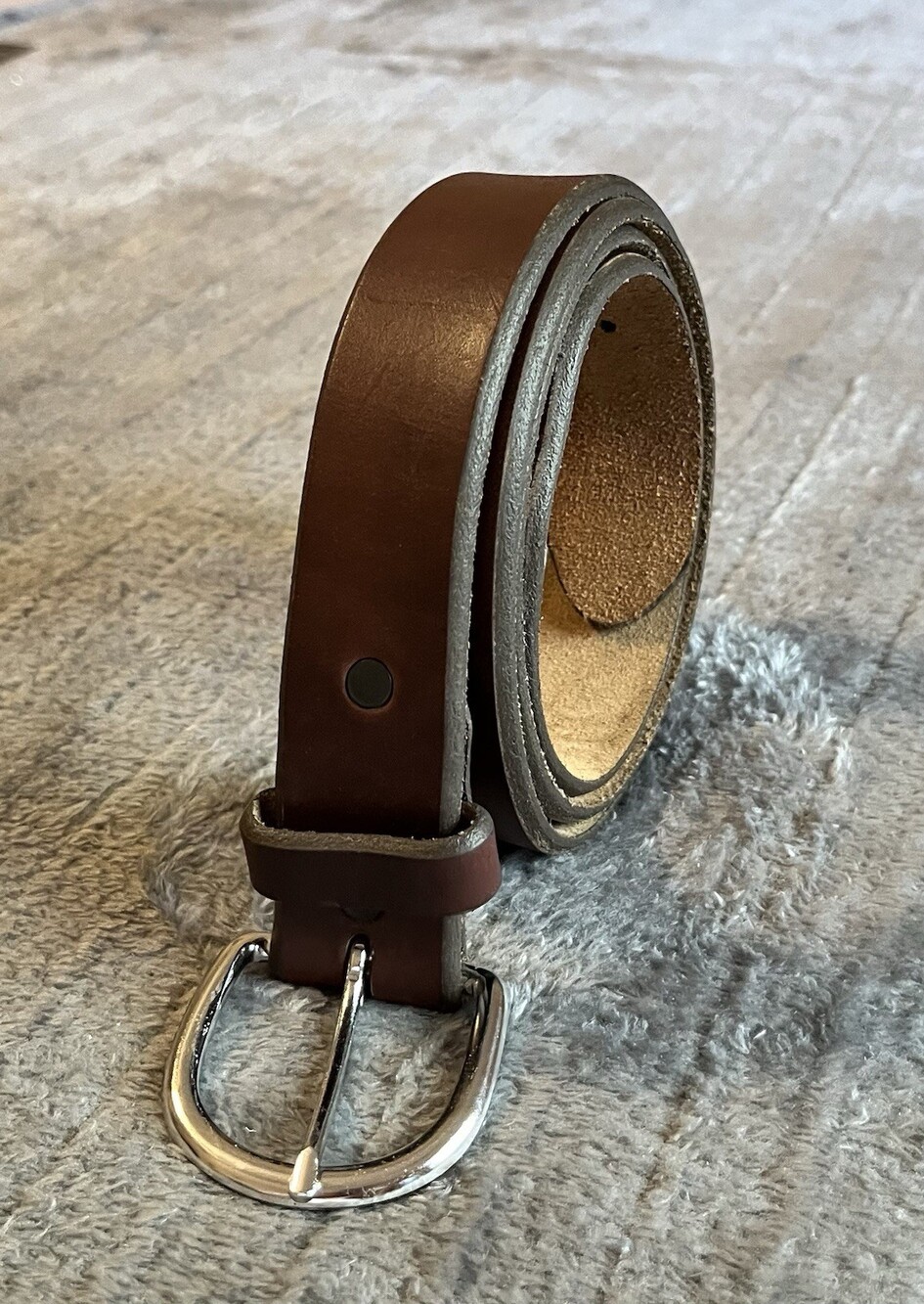 Tony Lama Men's Genuine Leather Brown Belt Size 44 Made Is USA Cowboy Western - Picture 2 of 10